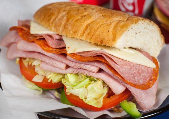 Italian Signature Sub on our freshly baked bread! Order it toasted...it's delicious!