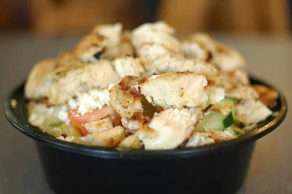 Grilled Chicken Salad with Feta