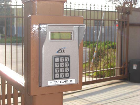 Electronic gate entry and exit