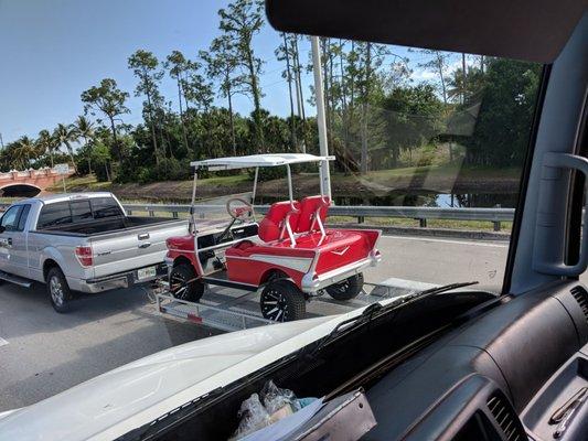 57 Chevy golf cart