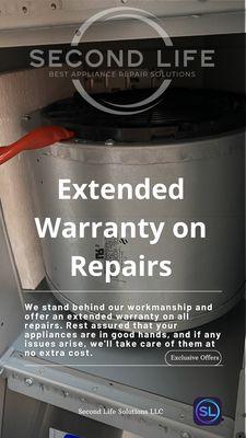 Extended Warranty on Repairs