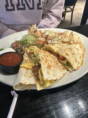 Breakfast quesadilla