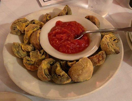 Fried mushrooms