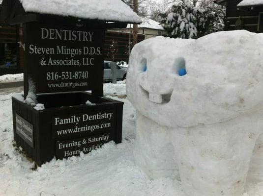 We're here for your dental health care needs: rain or shine, snow or sleet!