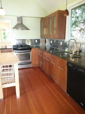 Remodeled kitchen