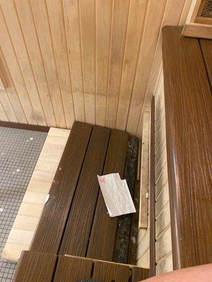 Is been like 3 months and they haven't fix this at the sauna