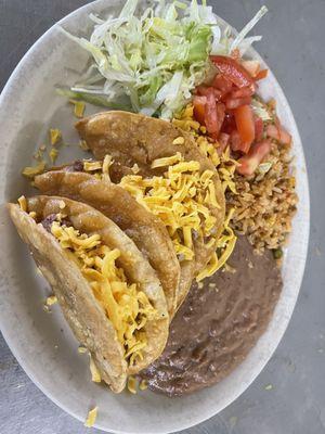 Crispy Tacos Plate