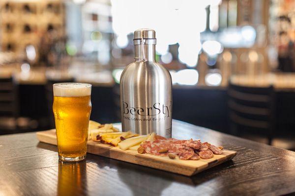 Take a break today, stop by and enjoy a charcuterie board and a draft beer.