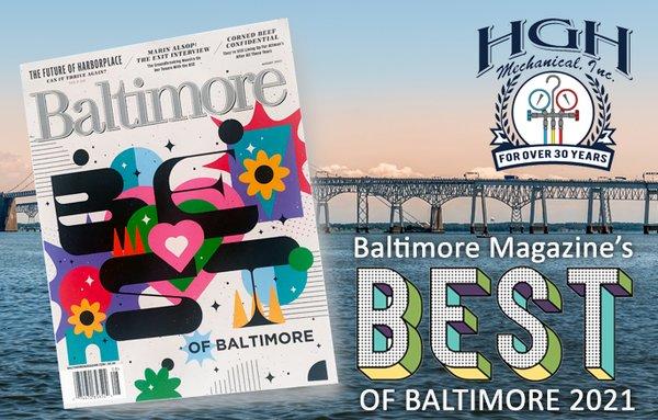 Baltimore Magazine's Best of Baltimore for 2021