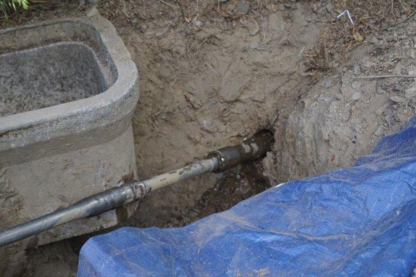 Water Service replacement with Strickland Directional Drilling