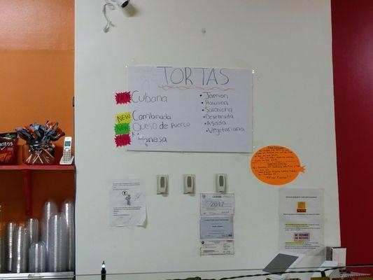 Torta options