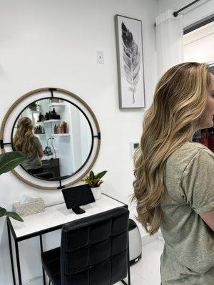 Balayage for long hair