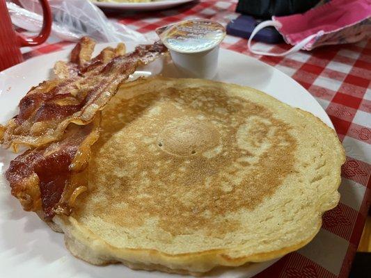 Pancake and bacon