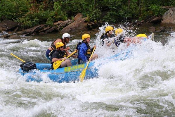 Whitewater rafting