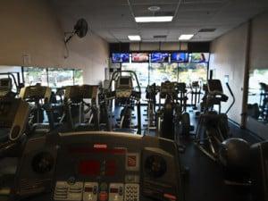 We are pleased to offer a full assortment of cardio machines including a bank of flat screen TV's for your enjoyment.