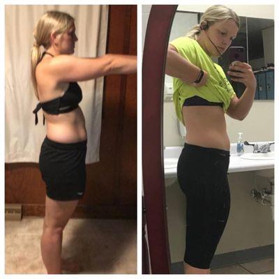 10 week weight loss transformation!