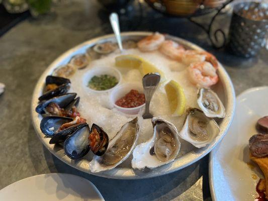 Seafood platter