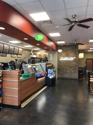 Subway interior view. Smyrna, TN