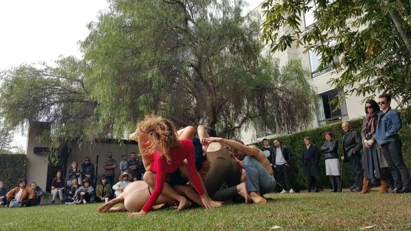 LA Dance Project using the Schindler House as a performance space.