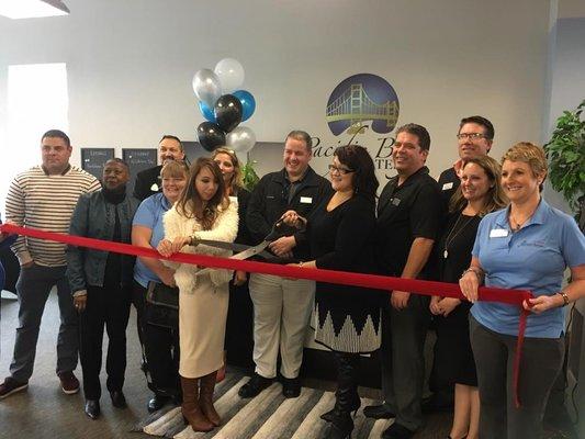 Grand Opening with the Suisun Chamber of Commerce October 2016.