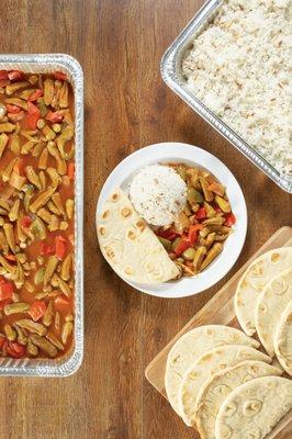 Okra Stew Catering Tray & Per Person