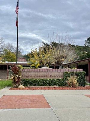 Front of the school