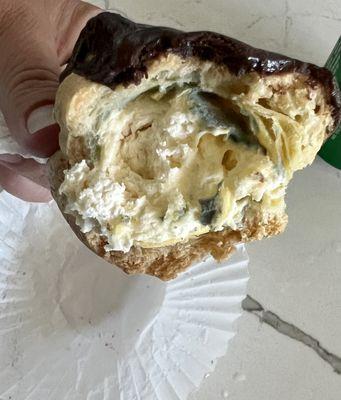 Moldy chocolate eclair