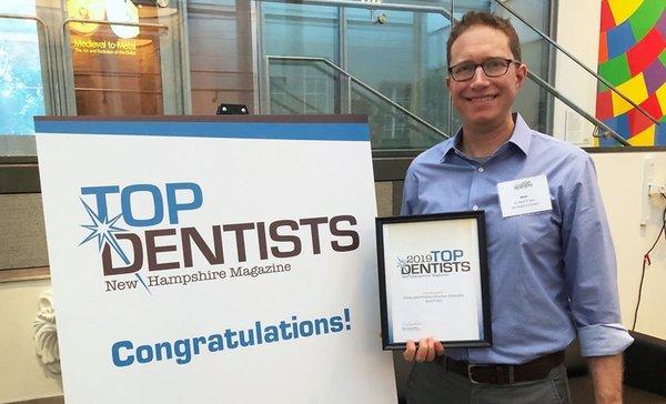 Dr. Abel was the Top Vote-Getter in the specialty of "Oral and Maxillofacial Surgery" in NH Magazine's Top Dentists poll!