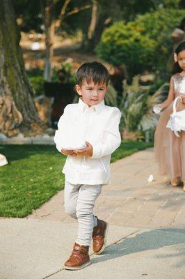 They make barongs for kids too! Our ringbearer looked so cute in his barong.