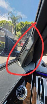 Seals not put back correctly window jams