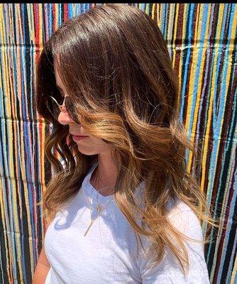 Gorgeous summer hair by @kaitclairehair at #pavomidtown