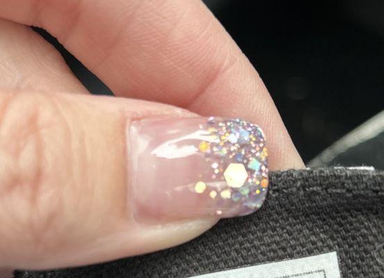 Glitter tip!