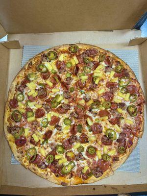 Fireworks Pizza Add Pineapple