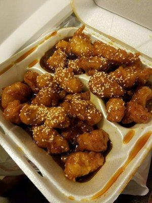 Spicy Sesame Chicken carry out