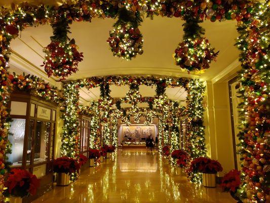 Beautiful hallway to concierge