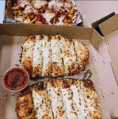 Cheese Dough Stix & Pizza Fries