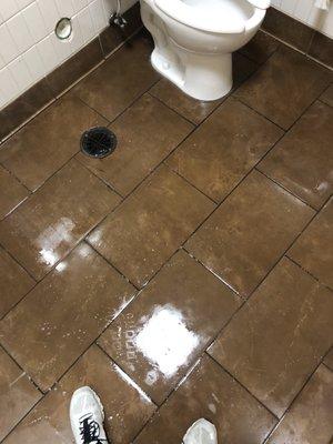 Wet Bathroom Floors