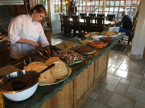 Private Resort Catering: Fajita Bar