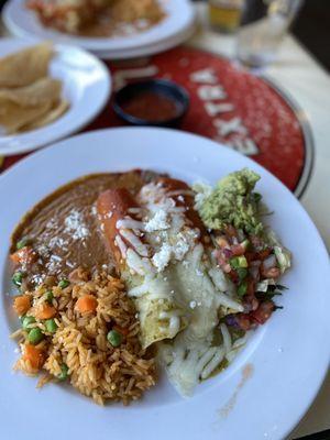 Grilled steak enchiladas ($17.95)