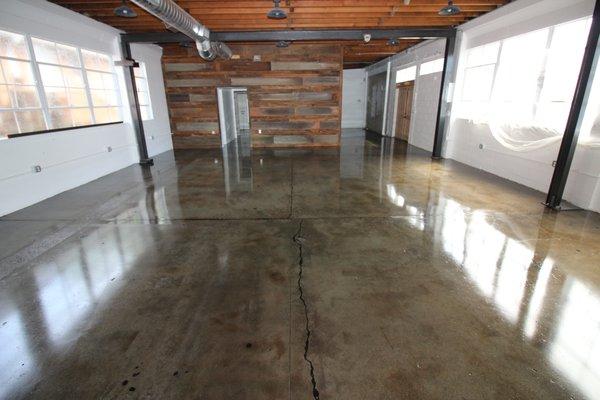 Office Floor - Clear Sealer with no stain.