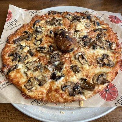 Stuffed Mushroom Pizza - yum!