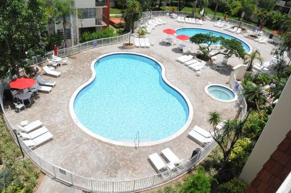 Enjoy one of our refreshing pools!