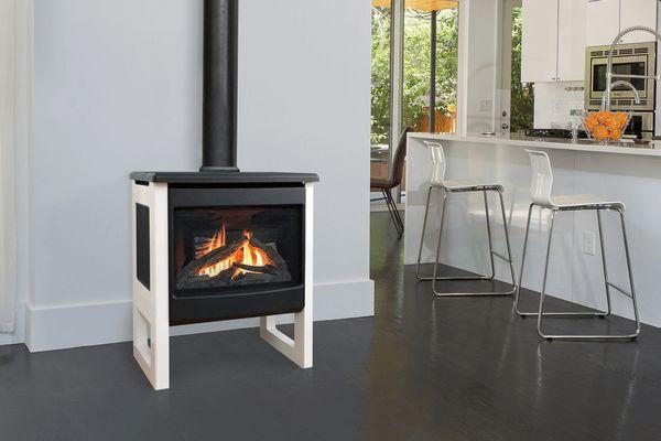 New modern style high efficiency gas direct vent stove