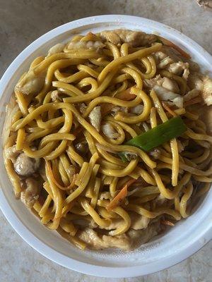 Chicken lo mein take out