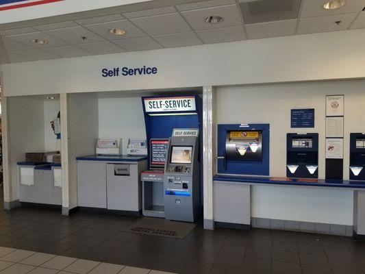 Self service area