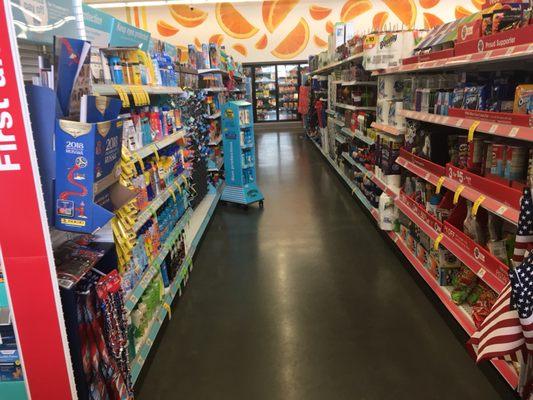 Inside Walgreens, Westborough Center, South San Francisco, CA.