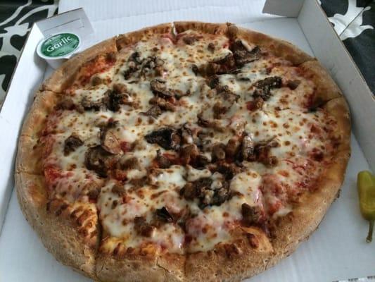 Sausage And Mushrooms pizza