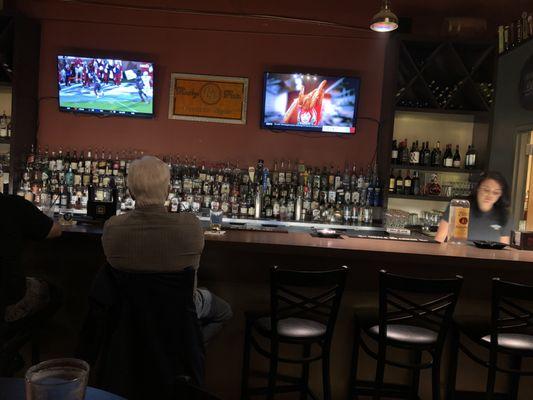 Bar area, with numerous option