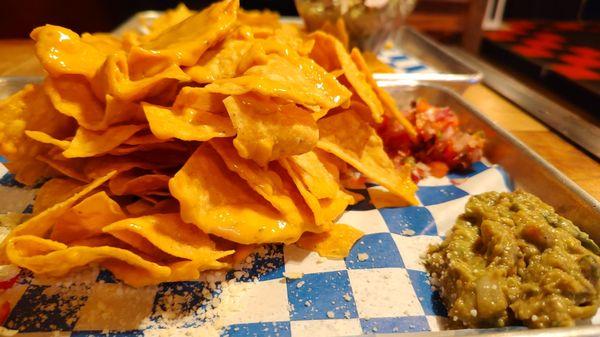 Trash can nachos