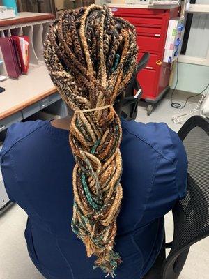 Yarn braids